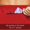 baleaf Men's 5" Running Athletic Shorts Zipper Pocket for Workout Gym Sports Lightweight Quick Dry Red Size L view 4