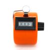 Manual Tally Counter 4 Digit Display Counter Lap Counter with Finger Ring Mechanical Palm Click Counter Orange for Stadium, Casino and Game Scores by TheBigThumb view 2