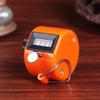 Manual Tally Counter 4 Digit Display Counter Lap Counter with Finger Ring Mechanical Palm Click Counter Orange for Stadium, Casino and Game Scores by TheBigThumb view 3