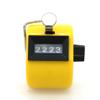 Manual Tally Counter 4 Digit Display Counter Lap Counter with Finger Ring Mechanical Palm Click Counter Yellow for Stadium, Casino and Game Scores by TheBigThumb