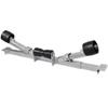 vidaXL Adjustable Boat Trailer Guide Poles, Bunk Side Guides for Boat Lift, Roller Bunks, Pontoon & Jon Trailer, Tritoons, Jetski, Brackets, Mounting Kit, Stabilizer, 2PCS Set  Gray view 1