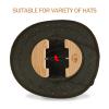 HAIBEIR Hat Stretcher - Heavy Duty - One Size Fits All Hat & Three Colors Adjust from 6 11/16 to 8 7/8 (Black) view 3