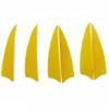50 Pcs Turkey Feather Fletching 3 Inch Right Wing Arrow Feathers Vanes(Yellow) view 2