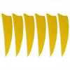 50 Pcs Turkey Feather Fletching 3 Inch Right Wing Arrow Feathers Vanes(Yellow) view 3