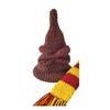 Crochet Newborn Sorting hat Baby Photo Prop Outfit Brown view 1