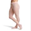 Bloch Dance Women's Contour Soft Footed Tights, Pink, Small/Medium view 1