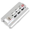 Silver White ABS Password Lock replacement luggage Lock For Suitcase pull rod box trunk suitcase password box Repair for DIY K003# 4 hole Typ (1) view 1