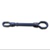 SPAREHAND Alternative Bike Frame Adapter - Strong Steel Bicycle Carrier with Top Tube Cross Bar - Push Pins Lock Adapter - 22" to 32" Adjustable Telescopic Bar for Women & Children Bicycle  Black view 2