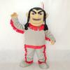 rushopn Cute Native American Indian Mascot Costume in Red Bottom