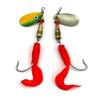 LENPABY 10pcs Metal Sequin Spinner Spoon Fishing Lures Artificial Peche Wobble bass Japan Hooks Fishing baits isca Pesca Fishing Tackles view 3