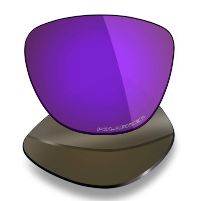 Mryok Plus Polarized Replacement Lenses Compatible with Oakley Frogskins OO9013 Sunglasses, HD Polarized, UV Protection, Impact Resistant & Perfectly Fit - Plasma Purple