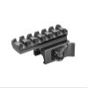 Lion Gears BridgeMount Rail Tactical Picatinny Cantilever .5" Riser, 2.5" Long with 6 Slots - Quick Detachable, BM0605EXQR,Black view 1
