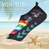 ANLUKE Water Shoes Barefoot Aqua Yoga Socks Quick-Dry Beach Swim Surf Shoes for Women Men Black/Rainbow 44/45 view 2