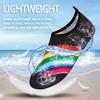 ANLUKE Water Shoes Barefoot Aqua Yoga Socks Quick-Dry Beach Swim Surf Shoes for Women Men Black/Rainbow 44/45 view 4