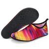 ANLUKE Water Shoes Barefoot Aqua Yoga Socks Quick-Dry Beach Swim Surf Shoes for Women Men Orange/Colorful 44/45 view 1