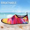 ANLUKE Water Shoes Barefoot Aqua Yoga Socks Quick-Dry Beach Swim Surf Shoes for Women Men Orange/Colorful 44/45 view 3