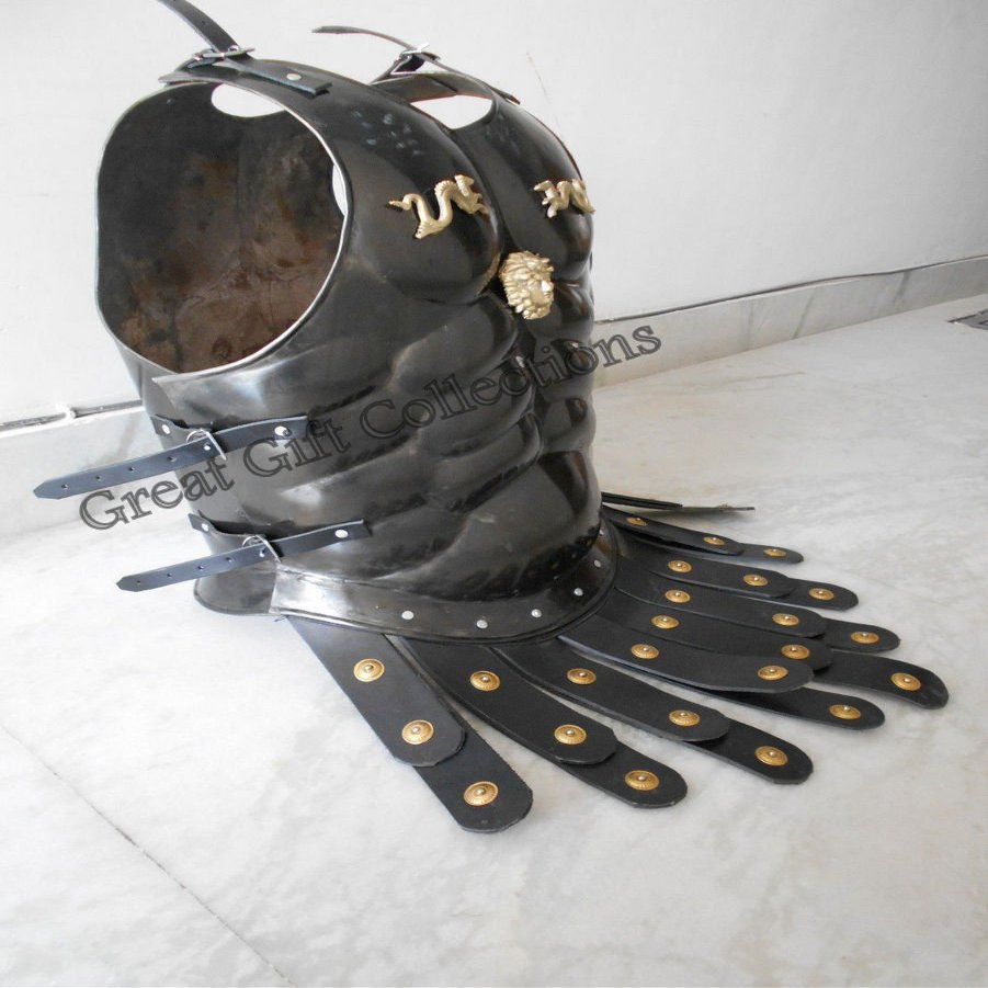 ROMAN Armor Breastplate Muscle Body Armour Iron Cuirass, Medieval Armor Chest