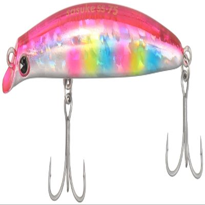 AMZ Design (ima) Minnow Sasuke SS 3.0 inches (75 mm), 0.2 oz (7 g), Pink Back Candy #SKS75-106
