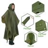 WarmHeartting Rain Ponchos Waterproof for Adults Reusable with Hood Multifunction 3 in 1 Rain Coat view 3