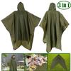 WarmHeartting Rain Ponchos Waterproof for Adults Reusable with Hood Multifunction 3 in 1 Rain Coat view 4