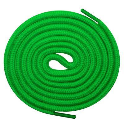150cm / 59" Long 4mm Round Shoelaces Coloured Cord Suitable for Adult and Kids Sport Trainers Hi-tops Football Boots Laces (Bright Green)