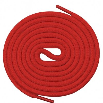 150cm / 59" Long 4mm Round Shoelaces Coloured Cord Suitable for Adult and Kids Sport Trainers Hi-tops Football Boots Laces (Red)