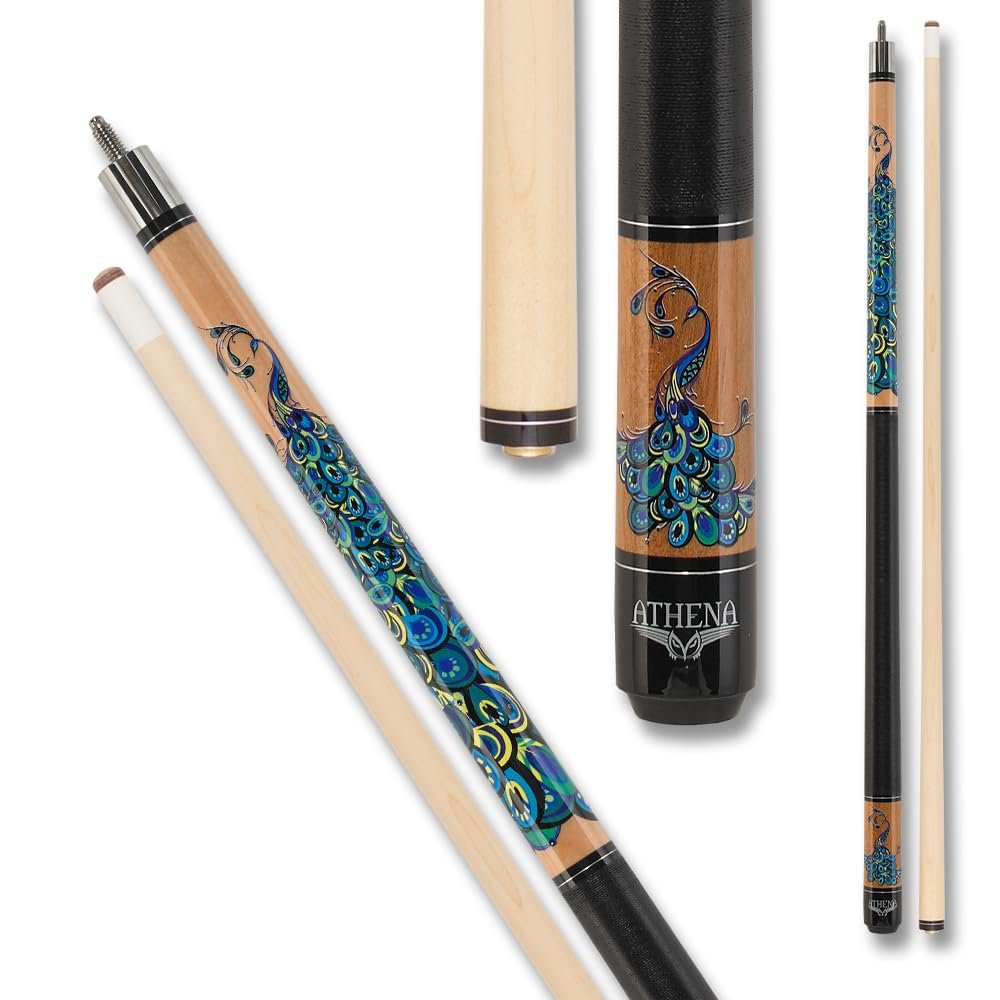 Athena ATH47 Peacock Pool Cue - 18oz