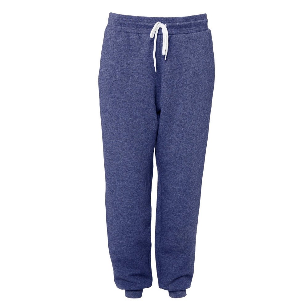 Bella + Canvas Unisex Jogger Sweatpant XS HEATHER NAVY