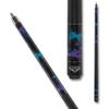 Athena ATH44 Teal and Purple Butterflies Pool Cue - 20oz view 2