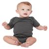 Bella + Canvas Infant Jersey Short-Sleeve One-Piece 6-12MOS ASPHALT view 1