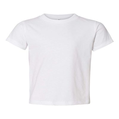 BELLA+CANVAS Toddler Jersey Short-Sleeve T-Shirt,White,5T