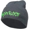 e4Hats.com Monster Embroidered Short Beanie - Dk Grey OSFM