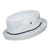 e4Hats.com Big Size Striped Roll Up Bucket Hat - White Navy 2XL-3XL view 3
