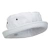 e4Hats.com Big Size Striped Roll Up Bucket Hat - White Navy 2XL-3XL view 4