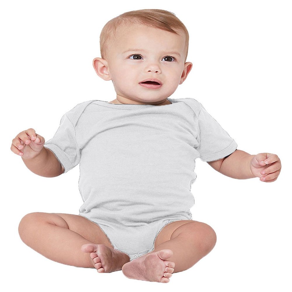 Bella + Canvas Infant Jersey Short-Sleeve One-Piece 18-24MOS WHITE
