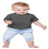 BELLA+CANVAS Infant Jersey Short Sleeve T-Shirt 3-6MOS Dark Gry HTHR view 1