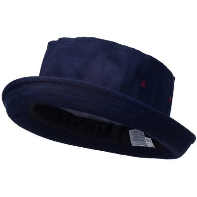 e4Hats.com Big Size Striped Roll Up Bucket Hat - Navy Wine XL-2XL