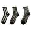 Belyee Girl's Sexy Pattern Mesh Pack Socks Black Ankle Socks for Teen Girls view 1