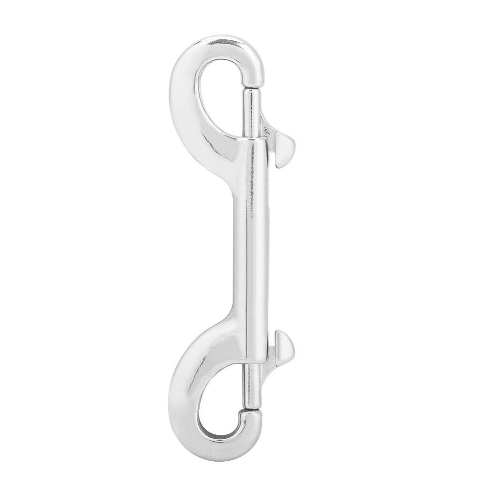 VGEBY Double End Snap Stainless Steel Clip Hook for Diving Pet Chains Diving Supplies