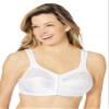 Comfort Choice Women's Plus Size Easy Enhancer Front-Close Wireless Bra - 52 DD, White view 1