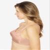 Comfort Choice Women's Plus Size Easy Enhancer Front-Close Wireless Bra - 52 DD, White view 3