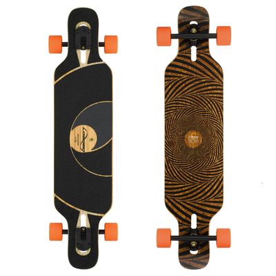 Loaded Boards Tan Tien Bamboo Longboard Skateboard Complete (80a Stimulus, Flex 2)