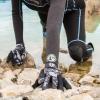Tilos 1.5mm Tropical Dive Gloves Stretchy Mesh with Amara Leather for Snorkeling, Kayaking, Water Jet Skiing, Sailing, Scuba Diving, Rafting view 4