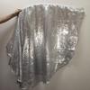 Silver Metallic Poly Quills Lame Worship Flags Platinum (Silver) view 1