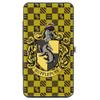 Buckle-Down womens Buckle-down Hinge - Harry Potter Hufflepuff Crest/Heraldry Checkers Golds/Black Wallet, Multicolor, 7 x 4 US view 1