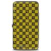 Buckle-Down womens Buckle-down Hinge - Harry Potter Hufflepuff Crest/Heraldry Checkers Golds/Black Wallet, Multicolor, 7 x 4 US view 2