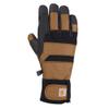 Carhartt Mens Flexer Cold Weather Gloves, Brown/Black, Medium US view 1
