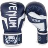 Venum Elite Boxing Gloves - White/Navy Blue view 1