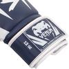 Venum Elite Boxing Gloves - White/Navy Blue view 3