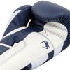 Venum Elite Boxing Gloves - White/Navy Blue view 4